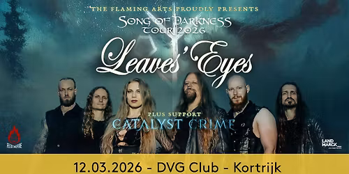 Leaves' Eyes + Catalyst Crime @ DVG Club, Kortrijk
