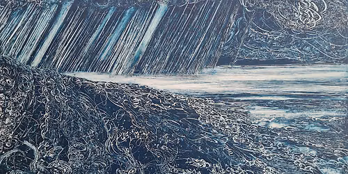 Monoprint workshop at Steart Marshes