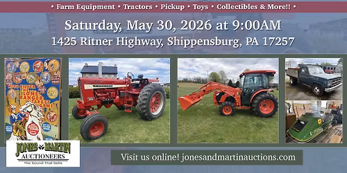 Public Auction: Farm Equipment \u2022 Tractors \u2022 Pickup \u2022 Toys \u2022 Collectibles & More!!