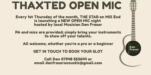 Open Mic @ The Star Inn Thaxted