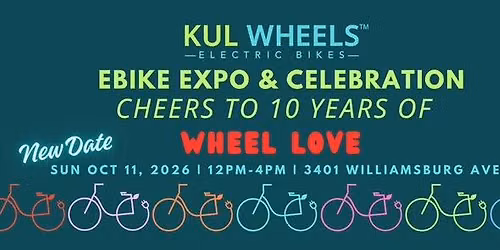 RESCHEDULED DATE - E-Bike Expo & 10 Year Anniversary Celebration