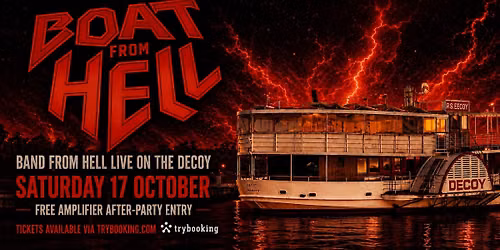 \ud83c\udff4\u200d\u2620\ufe0f BOAT FROM HELL - Band From Hell | The Decoy Paddle Steamer