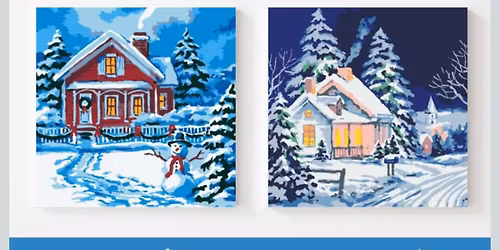 Holiday \ud83c\udf84 Paint by numbers Ladies night