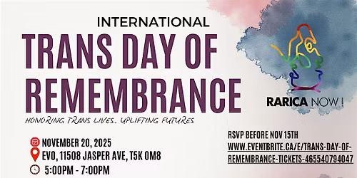 TRANS DAY OF REMEMBRANCE