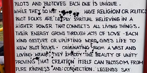 The Blot Folks ~ Artist Talk w\/ Ricci M