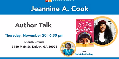 Author Talk with Jeannine A. Cook