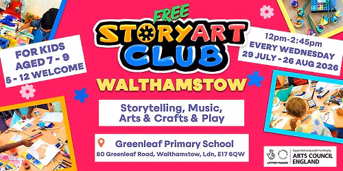 FREE Summer StoryArt Club 2026 - Walthamstow