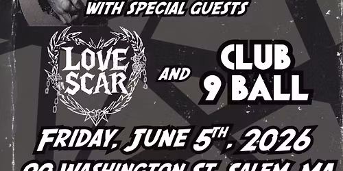 The Ben Cote Band's VH Tribute Show with Love Scar and Club 9 Ball