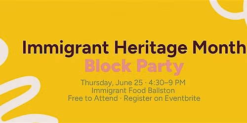 Block Party at Immigrant Food Ballston