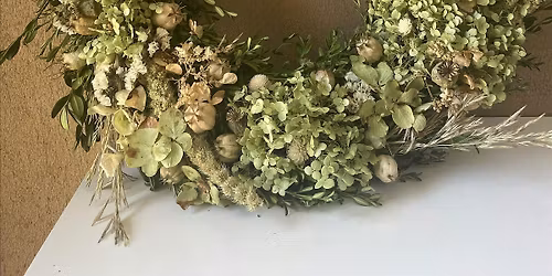 Fall Wreath with Two Little Buds