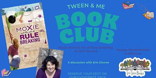 Tween Book Event: Spend Time with the Author at Ten Trees Books in Natick