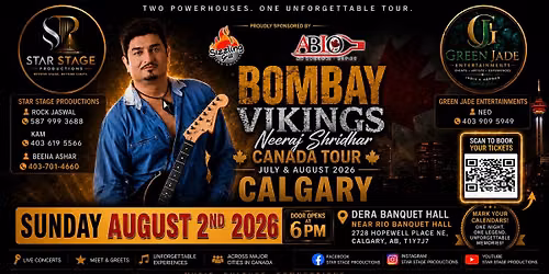 Bombay Vikings \u2013 Neeraj Shridhar Live in Calgary