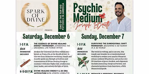 INTIMATE & PERSONAL READINGS WITH JOSEPH LOBRUTTO