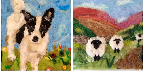 Felted Landscapes or Animal Portraits Class (deposit)