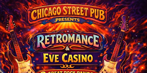 Retromance and Eve Casino live at Chicago Street Pub