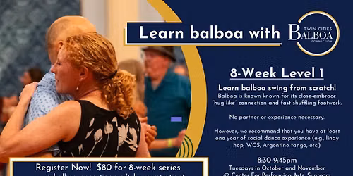 Level 1 Balboa 8-week series Kick-Off!