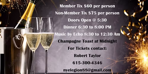 New Year's Eve Celebration with ECHO!