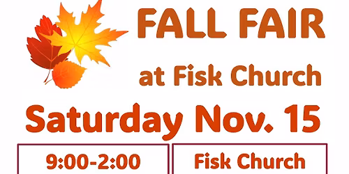 Fisk Church Fall Fair