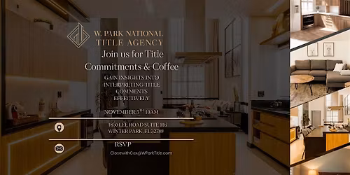 Title Commitments & Coffee