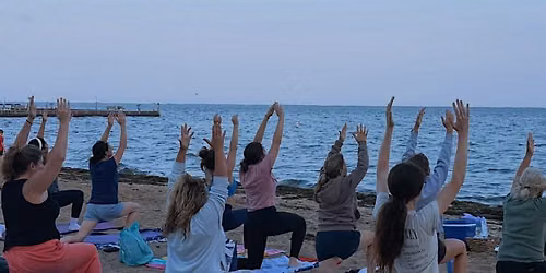 Beginner-Friendly Beach Yoga (10\/12)