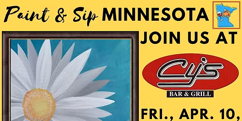 April 10 Paint & Sip at Cy's Bar & Grill