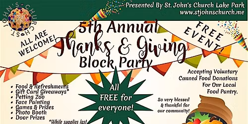 5th Annual Thanks & Giving Block Party