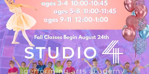 OPEN HOUSE & FREE DANCE CLASSES