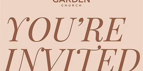 The Garden Church \u2014 Finding Peace in an Anxious World