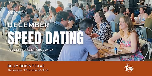 Fort Worth Speed Dating & Singles Mixer (ages 24-34)
