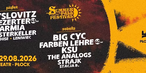 Summer Fall Festival 2026 | P\u0141OCK