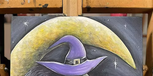 Witch & Broom Paint Class @ Plum Creek $40