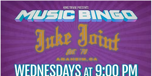 Music Bingo at The Juke Joint