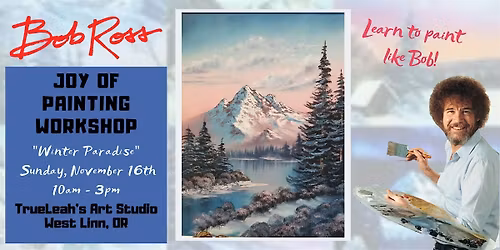 Winter  Paradise  - Bob Ross Joy of Painting Workshop