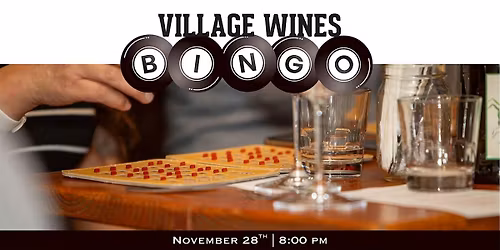 Village Wines Friday Night Bingo