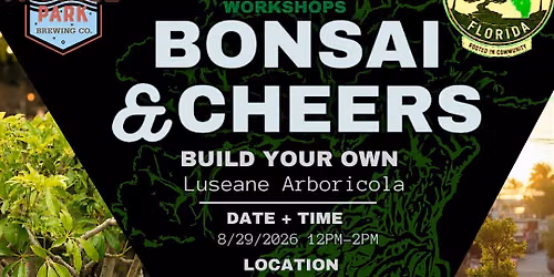 Bonsai & Cheers at Ivanhoe Park Lager House | Luseane Arboricola Bonsai