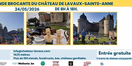 La Grande Brocante du Ch\u00e2teau de Lavaux-Sainte-Anne