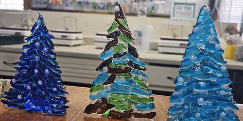 Chippy Trees Fused Glass Class