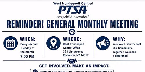 November 2026 General PTSA Meeting