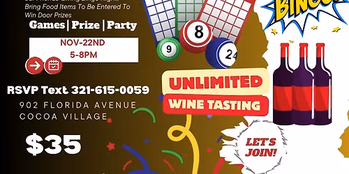 Friends Giving Bingo Night