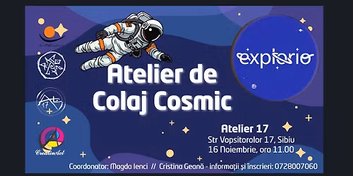 Atelier de colaj cosmic - Explorio