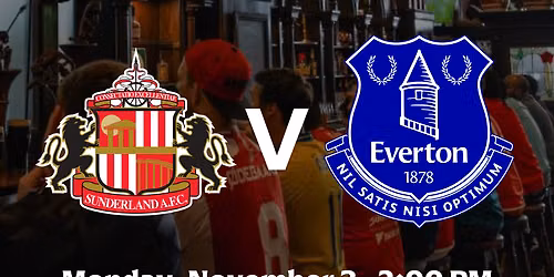 Sunderland vs Everton at Stadium of Light