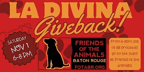 FUN, Feasting and Fundraising for our Furry Friends at FOTA! Live Music!