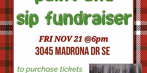 Snowman Paint and Sip Fundraiser