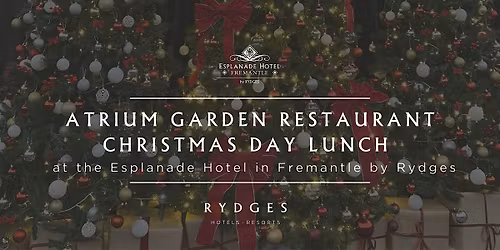 Atrium Garden Restaurant Christmas Day Lunch