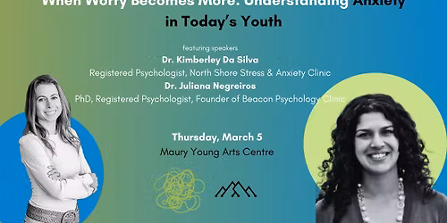 When Worry Becomes More: Understanding Anxiety in Today\u2019s Youth