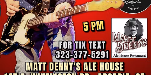 DAVY KNOWLES - Famed Blues Guitarist From The UK - in Arcadia!