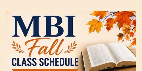 Fall Bible Study on Evangelism - led by Shun Evans