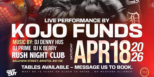 TAE PRESENTS : KOJO FUNDS LIVE 