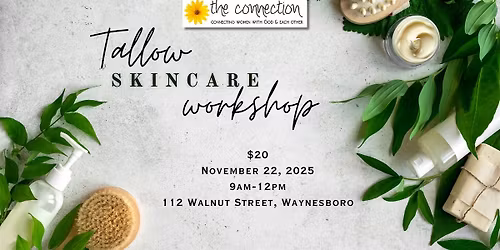 Tallow Skincare Workshop