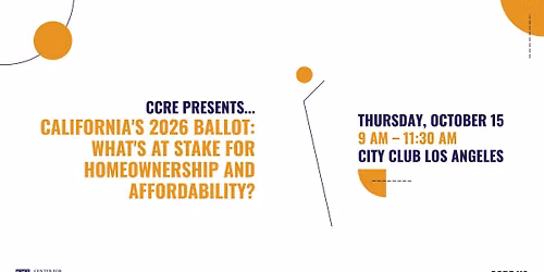 California's 2026 Ballot: What's at Stake for Homeownership & Affordability